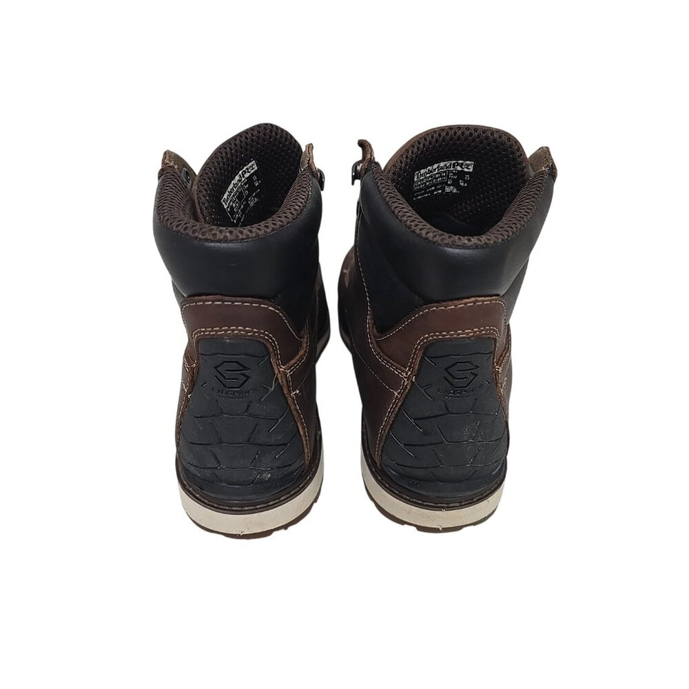 Timberland PRO Men's 6" Irvine ATCP Waterproof Wedge Boots A5NFT Brown Size 13W - Picture 7 of 8